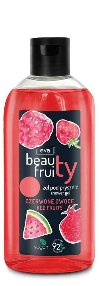 EVA NATURA BEAUTY FRUITY Shower gel Red fruits 